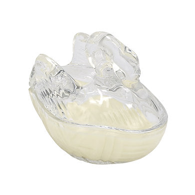 Premium Glass Swan Soy Wax Scented Candle Home Décor English Blush